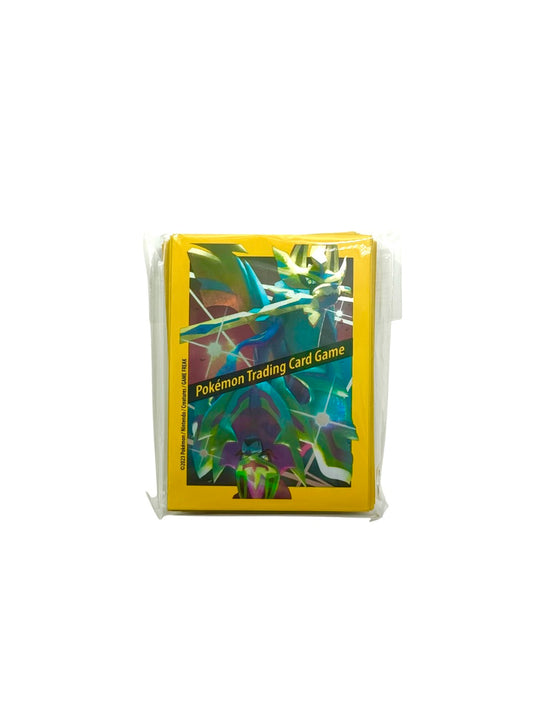 Pokémon Kartenhüllen 65 Stück – Offizielle Deck Protector Sleeves mit gelbem Rahmen & Motiv – Schutzhüllen für Trading Cards & Sammelkarten (Standardgröße 66x91mm)