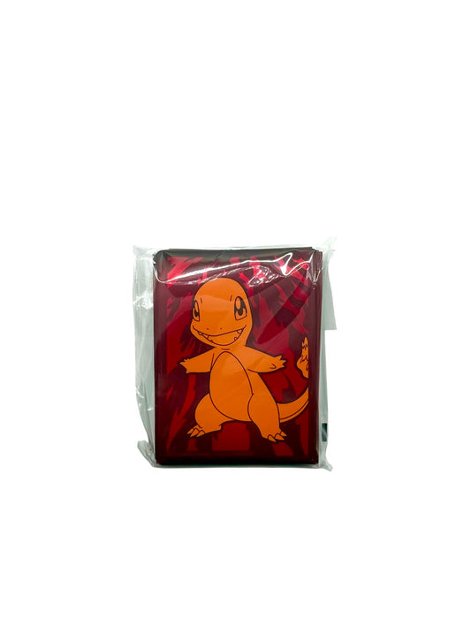 Pokémon Kartenhüllen Glumanda 65 Stück – Offizielle Deck Protector Sleeves mit Charmander Motiv – Schutzhüllen für Sammelkarten & Trading Cards (66x91mm Standardgröße)