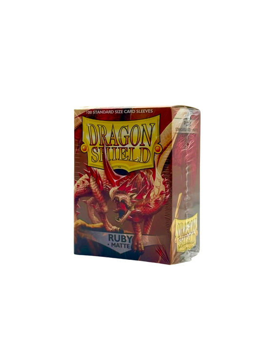 Dragon Shield Hüllen Ruby Matte – perfekt für Pokémon-, Magic- und andere Sammelkarten. 🔴🐉✨