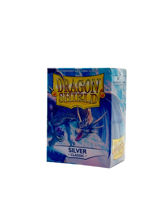 Dragon Shield Kartenhüllen – Silver Classic | 100 Sleeves Standard Size