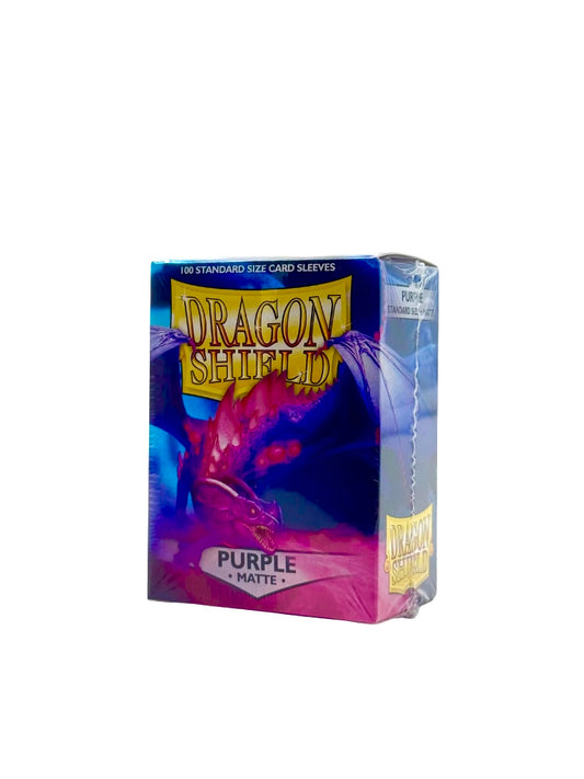 Dragon Shield Kartenhüllen – Purple Matte | 100 Sleeves Standard Size