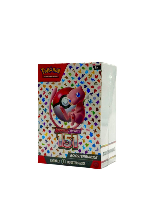 Pokémon Karmesin & Purpur – 151 Boosterbundle | 6 Booster Packs mit Mew-Design 🩷✨