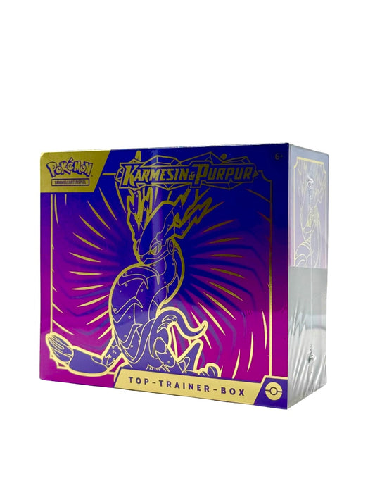 Pokémon Karmesin & Purpur – Top-Trainer-Box (Deutsch, Lila-Design mit Miraidon)