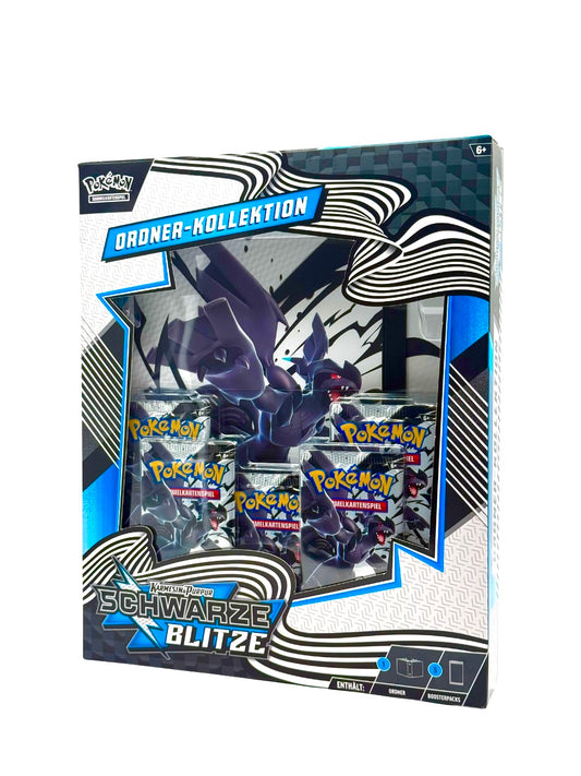 Pokémon Karmesin & Purpur – Schwarze Blitze Ordner-Kollektion (Deutsch)