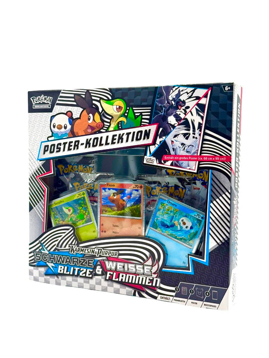 Pokémon Karmesin & Purpur – Schwarze Blitze & Weiße Flammen Poster-Kollektion (Deutsch)