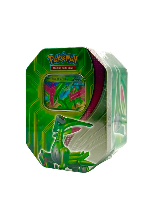 Pokémon Tin Box – Eisenblatt ex (Zukunftsform) | Deutsch | Sammelkarten TCG