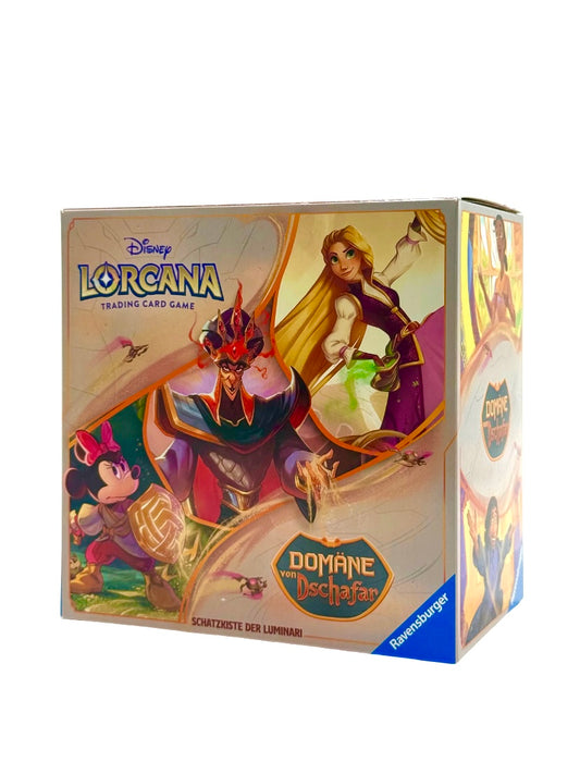 Disney Lorcana – Schatzkiste der Luminari: Domäne von Dschafar | Deutsch | Sammelbox