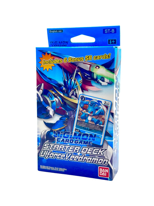 Digimon Card Game – Starter Deck Ulforce Veedramon ST-8 | inkl. 6 Bonus SR Karten | Englisch | Neu & OVP